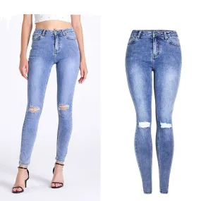 Women's Ripped Denim Jeans