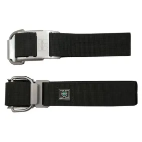 XS Scuba Tank Bands with Stainless Steel Cam Buckles (Pair)