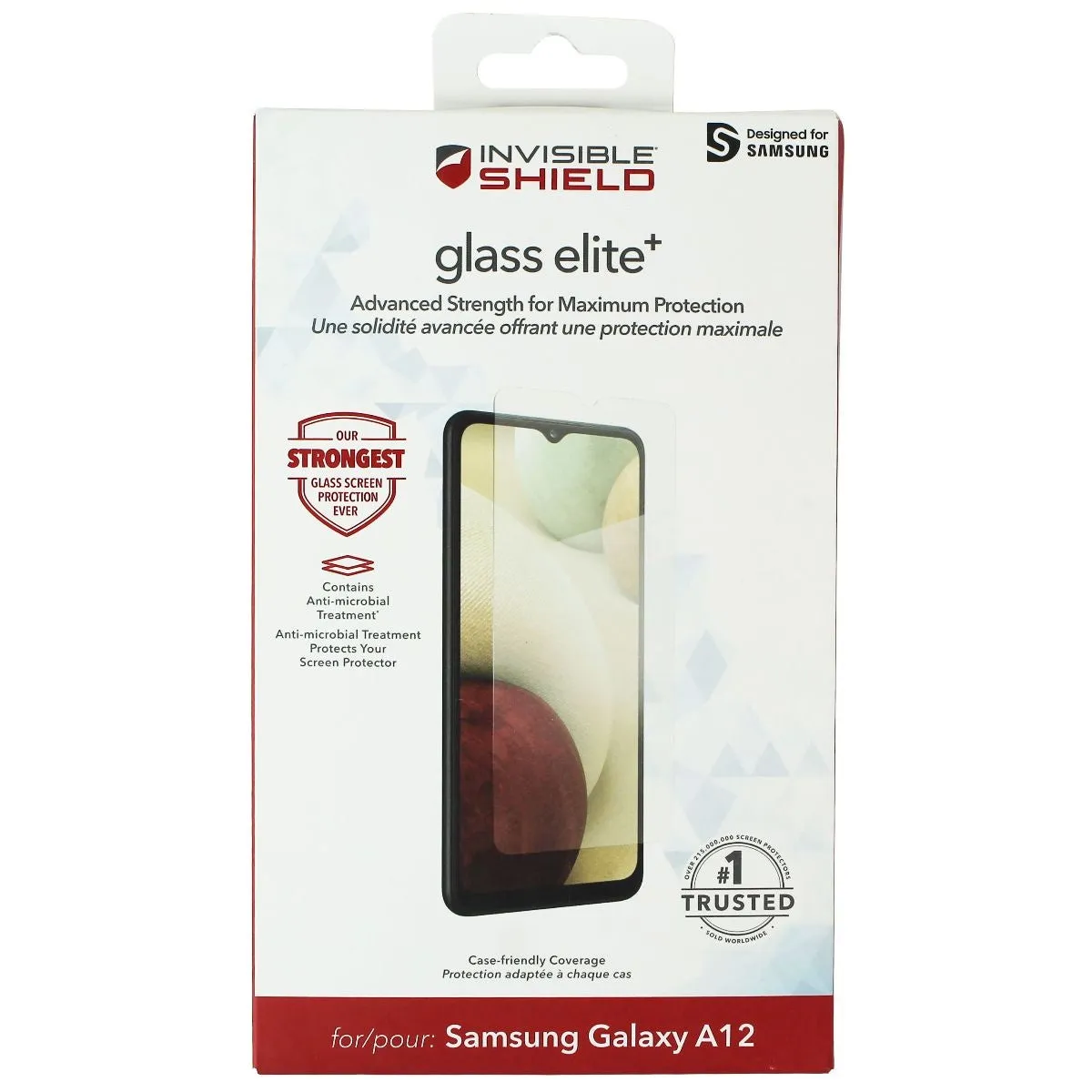 ZAGG InvisibleShield (Glass Elite ) Screen Protector for Galaxy A12 - Clear
